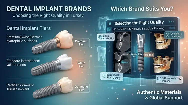 Dental Implant Brands in Turkey: Guide to Quality & Types
