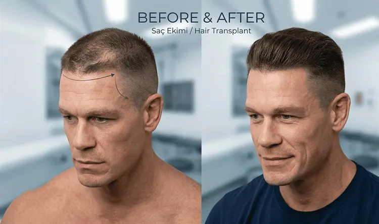 John Cena Hair Transplant: Before and After